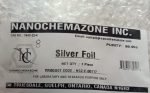 Silver Metal sheet Foil
